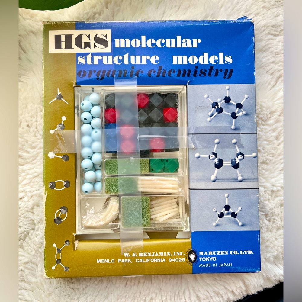 🌸2/$25 Vintage HGS Molecular Structure Models Organic Chemistry Kit